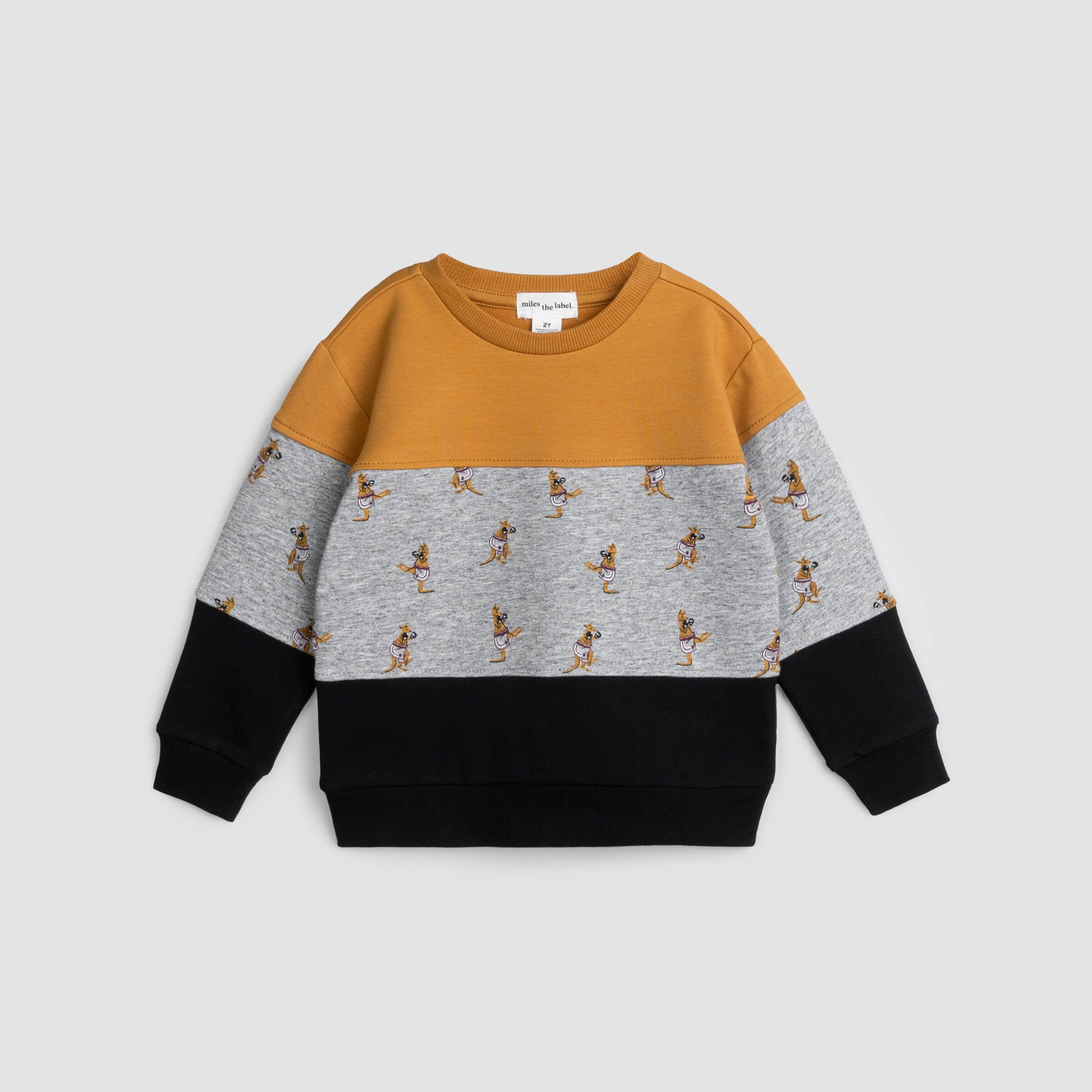 | Pip\'s Block Color Sweatshirt Squeak Kangaroo Mighty